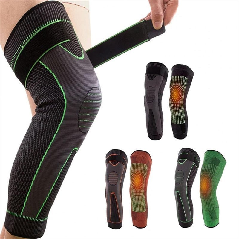 Self-heating knee brace: fast pain relief