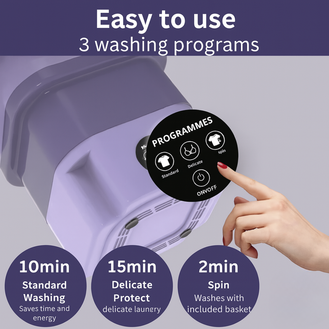 Mini Wachine| Mini Foldable Washing Machine
