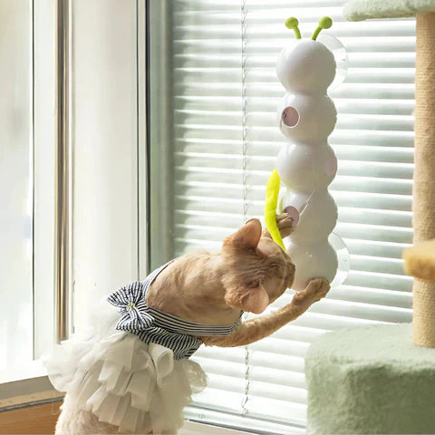 PurrWhirl โ Interactive Cat Toy with Worm Motion