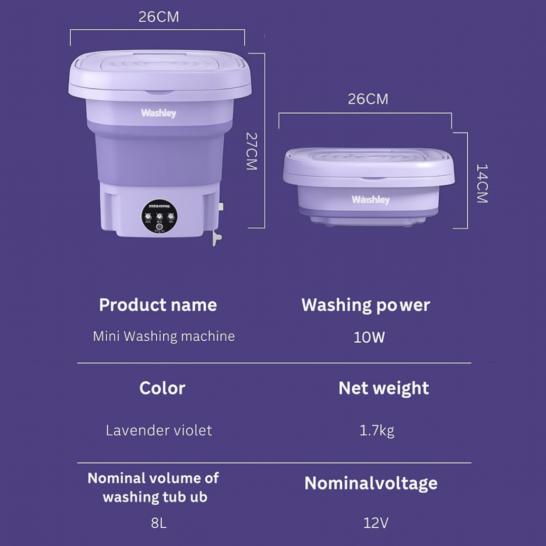 Mini Wachine| Mini Foldable Washing Machine
