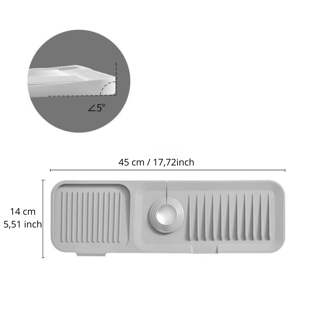 Silicone Drip Mat: Quick and Safe Drying
