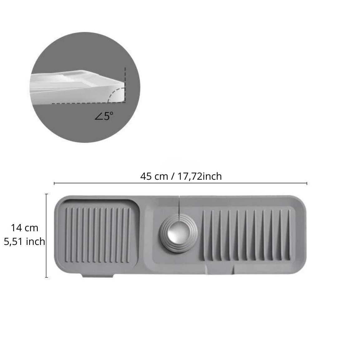 Silicone Drip Mat: Quick and Safe Drying