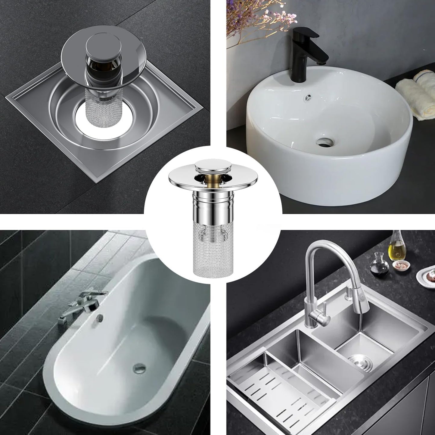 FlowBlocker – Heavy Duty Steel Drain Strainer