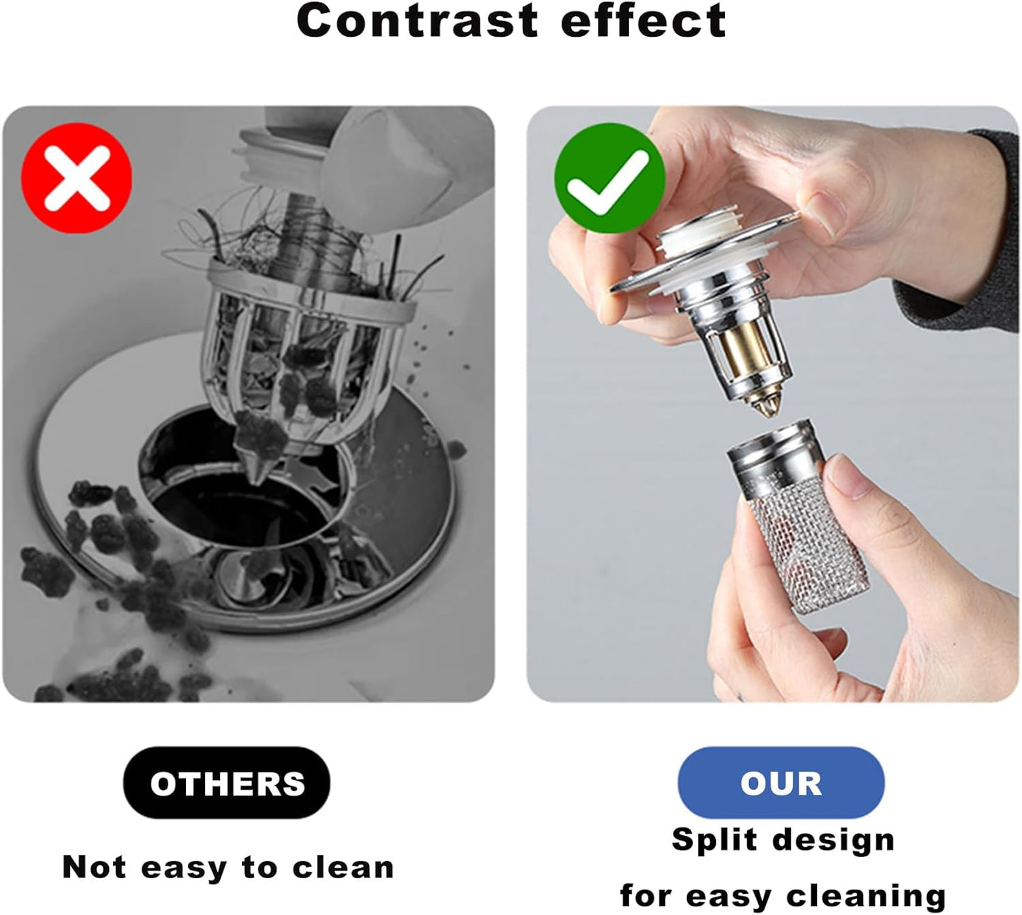 FlowBlocker – Heavy Duty Steel Drain Strainer