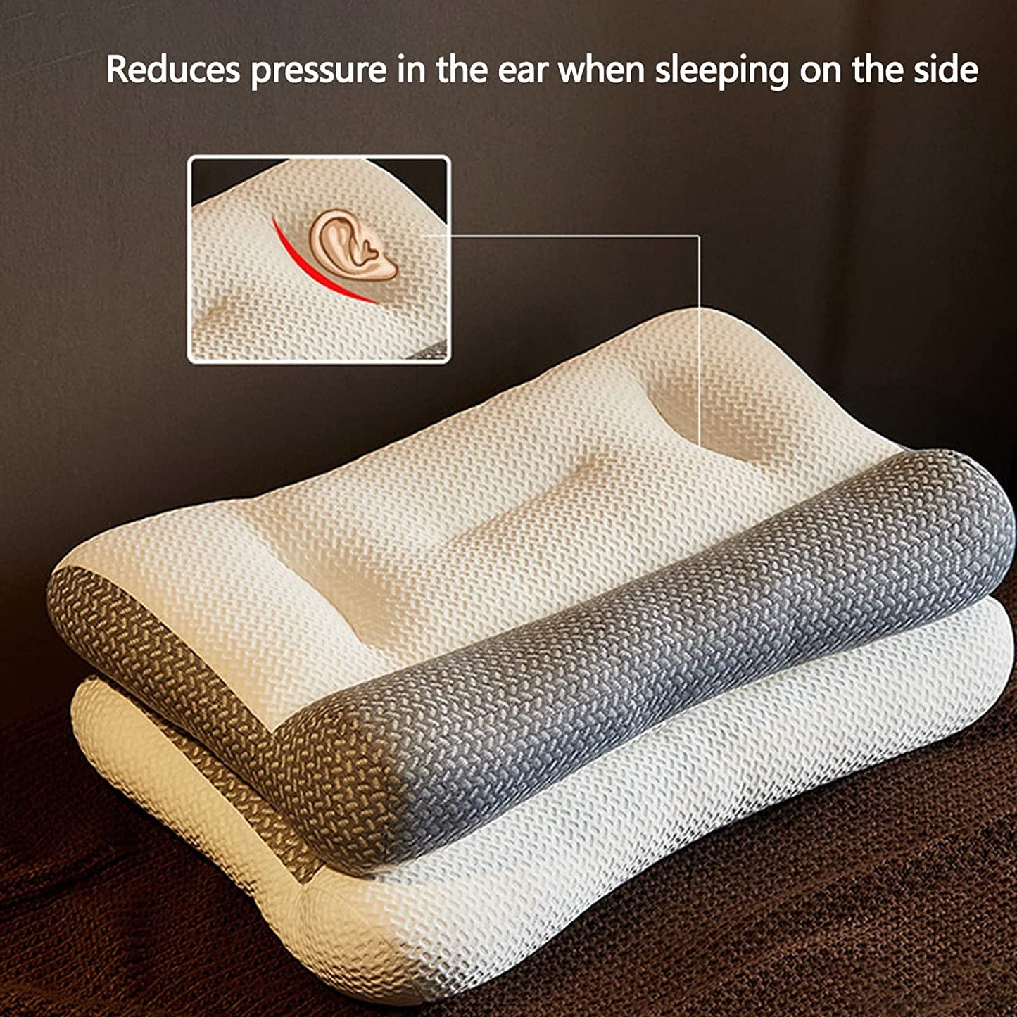 Memory foam pillow for tension-free sleep