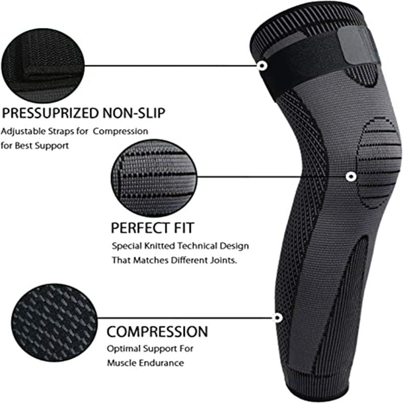 Self-heating knee brace: fast pain relief