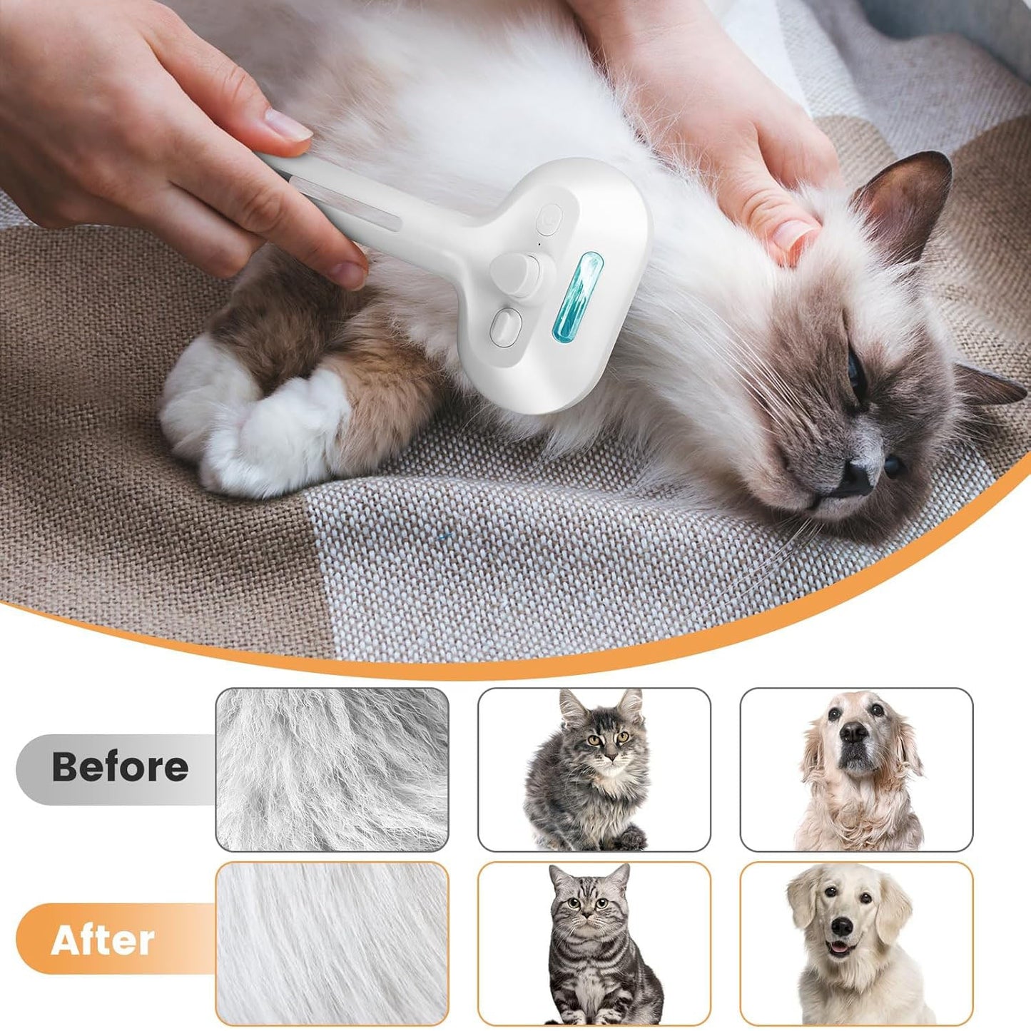 Pawlish Pet Grooming Brush