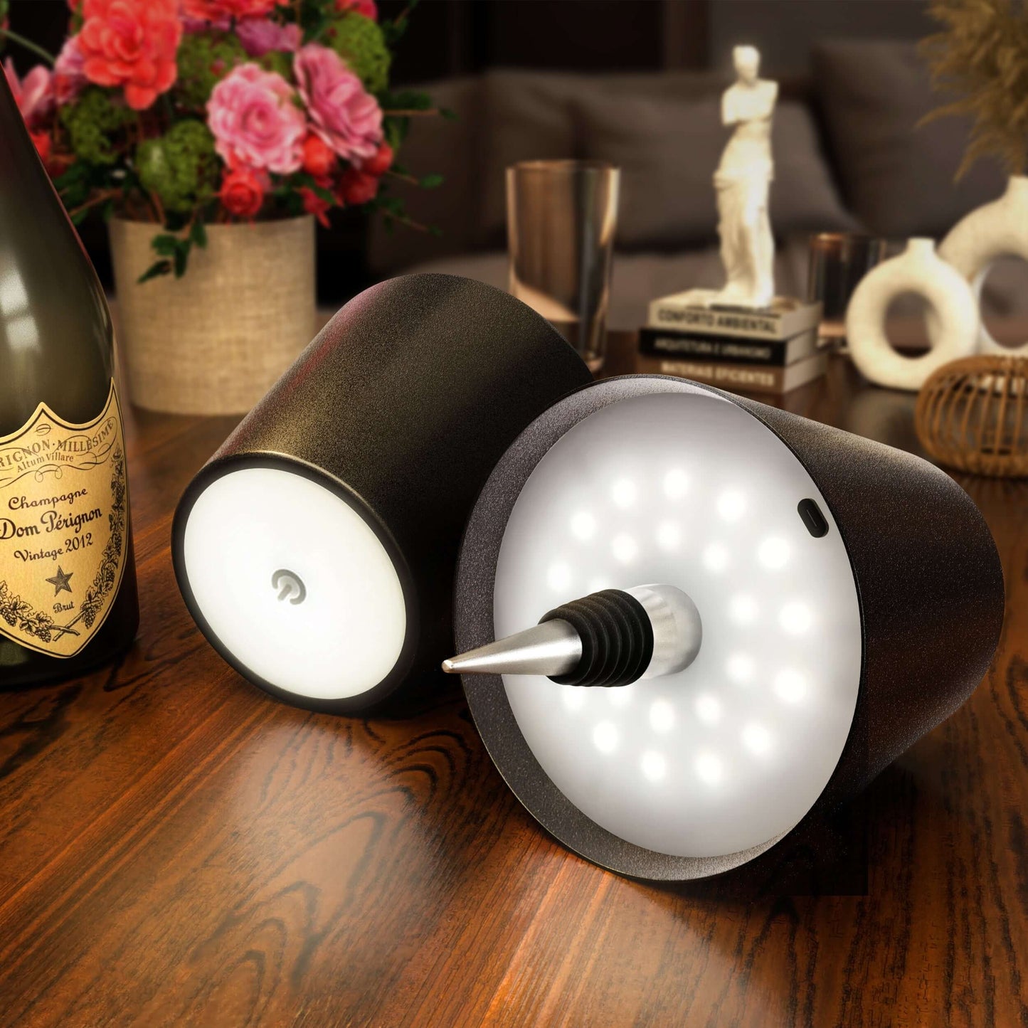 Wireless Bottle Lamp – Elegant and Original Lighting