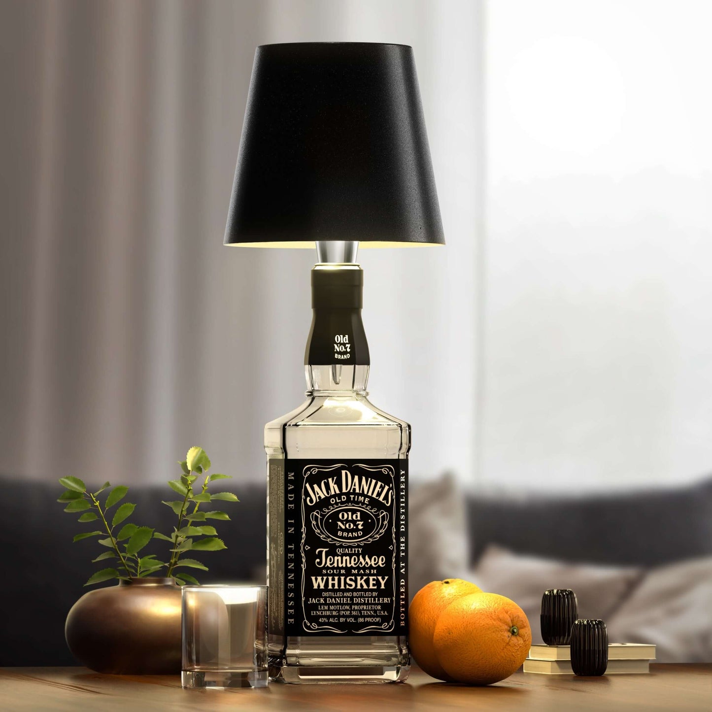 Wireless Bottle Lamp – Elegant and Original Lighting