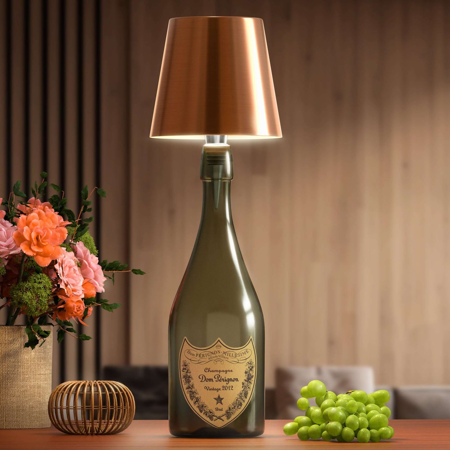 Wireless Bottle Lamp – Elegant and Original Lighting
