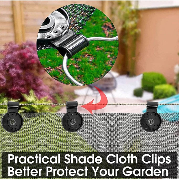 Heavy duty clips for securing nets, canvases and tarpaulins (x20)