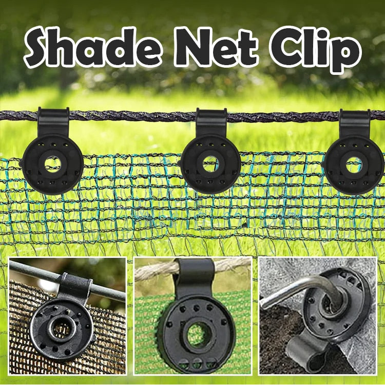 Heavy duty clips for securing nets, canvases and tarpaulins (x20)