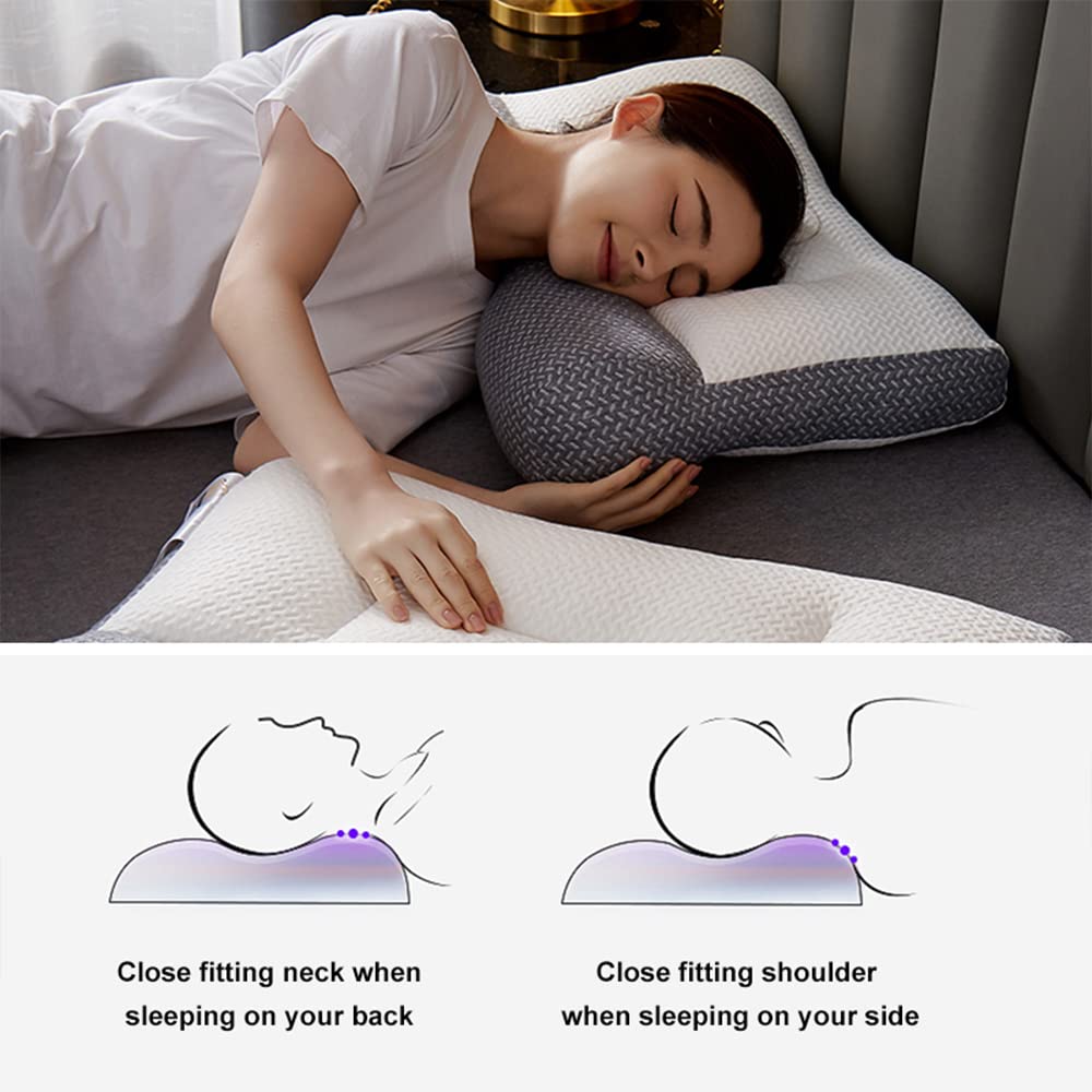 Memory foam pillow for tension-free sleep