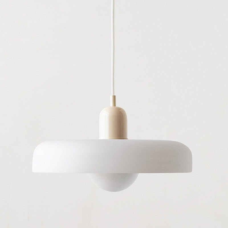Pendant lamp made of colored glass
