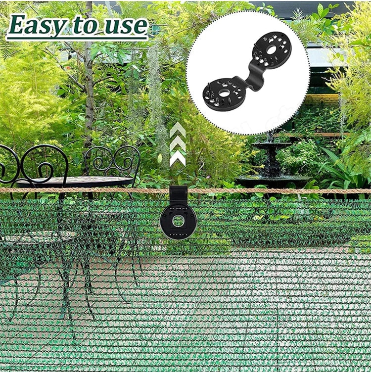 Heavy duty clips for securing nets, canvases and tarpaulins (x20)