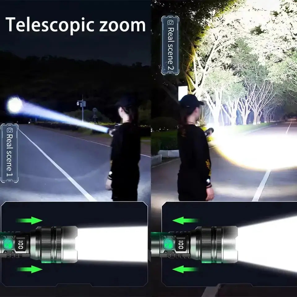 Ultra-bright LED flashlight – Extremely bright, robust & reliable