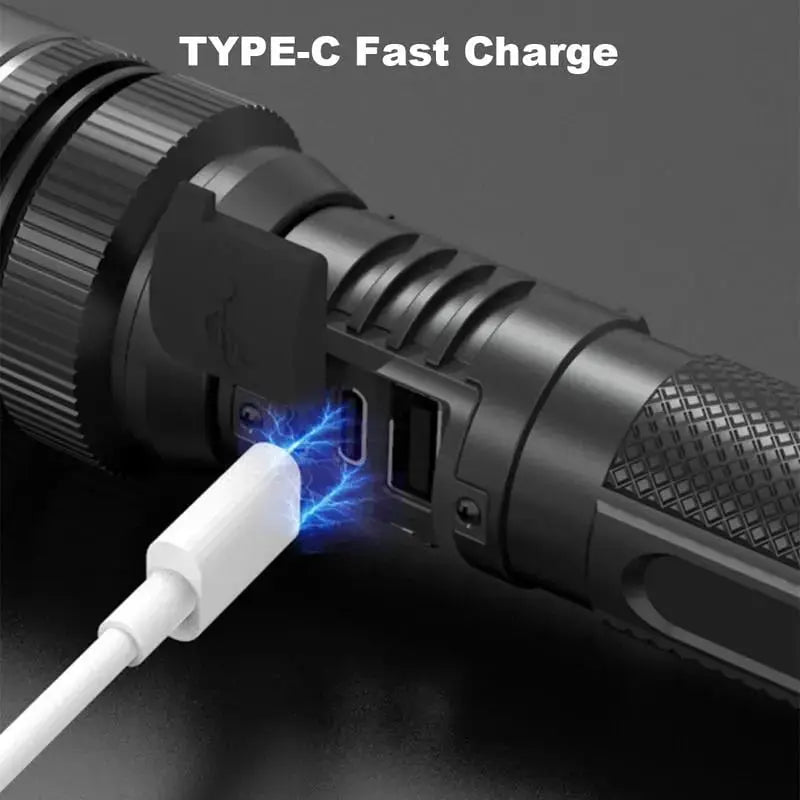 Ultra-bright LED flashlight – Extremely bright, robust & reliable