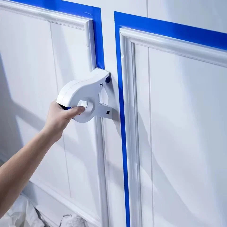 Painter's tape applicator – effortlessly straight paint lines