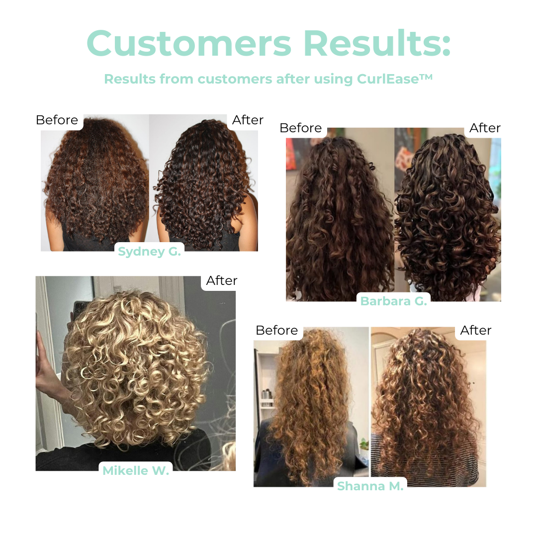 Hair brush for defined curls without frizz