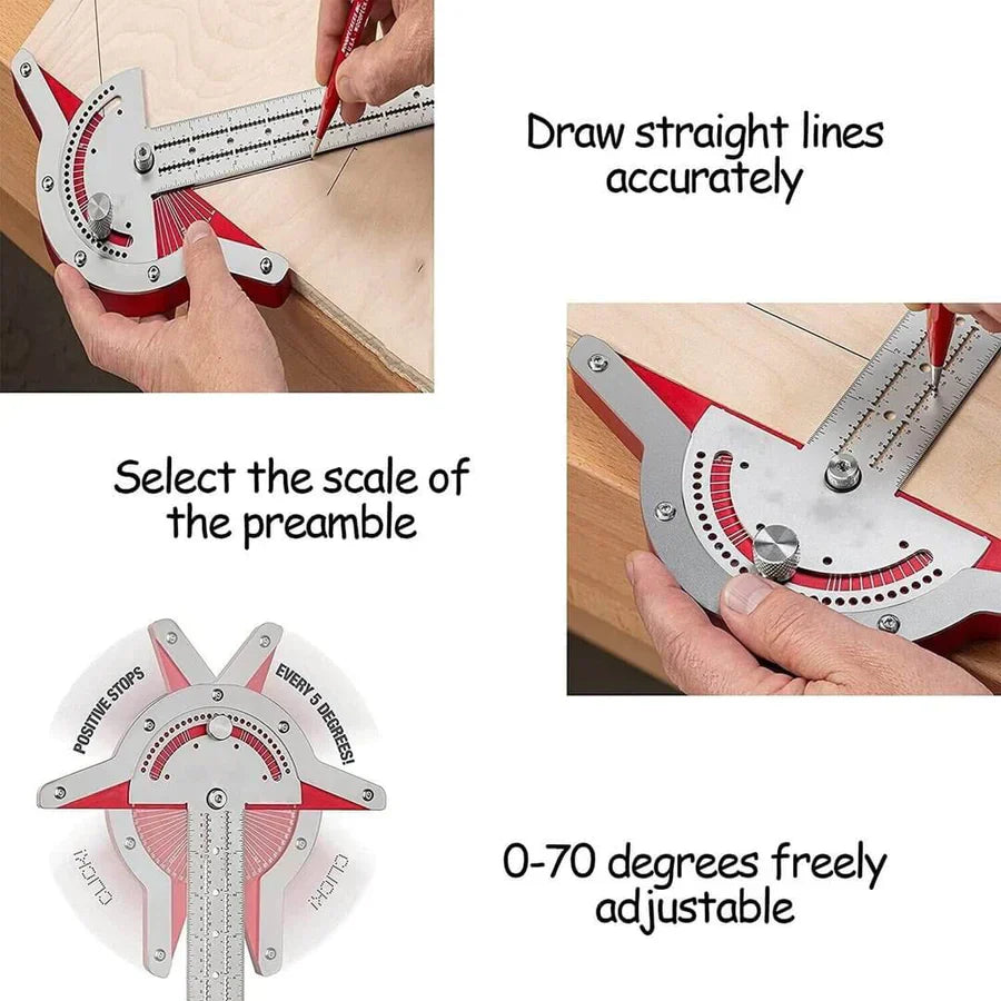 Precision ruler: for perfect angular measurements