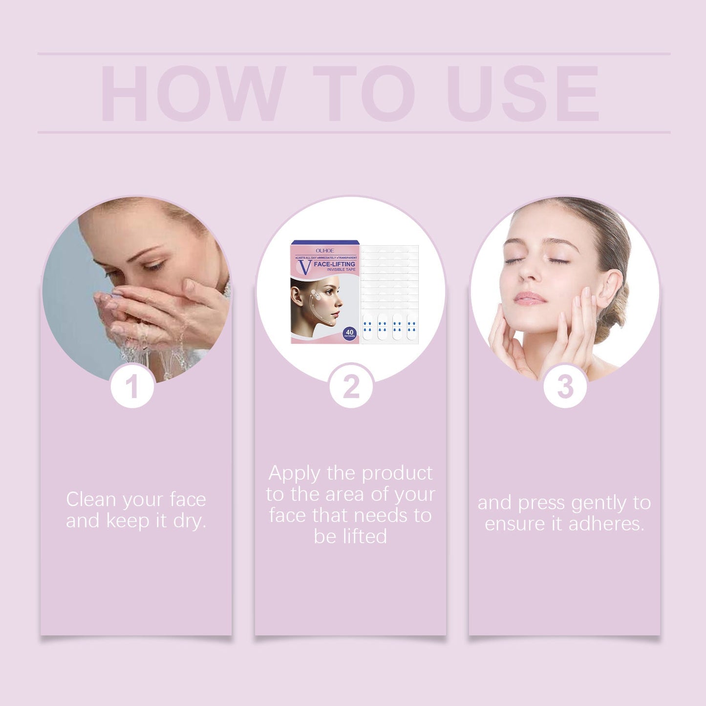 Invisible Face Lift Tape