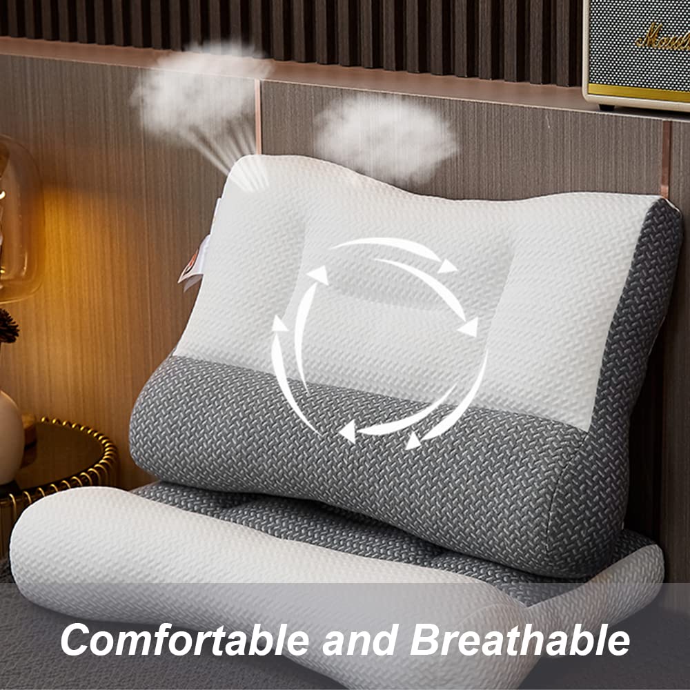 Memory foam pillow for tension-free sleep