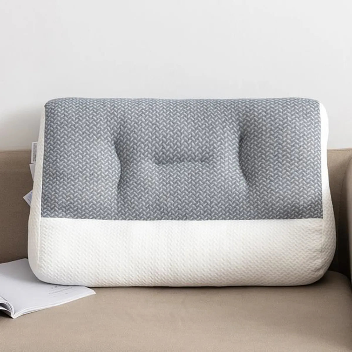 Memory foam pillow for tension-free sleep