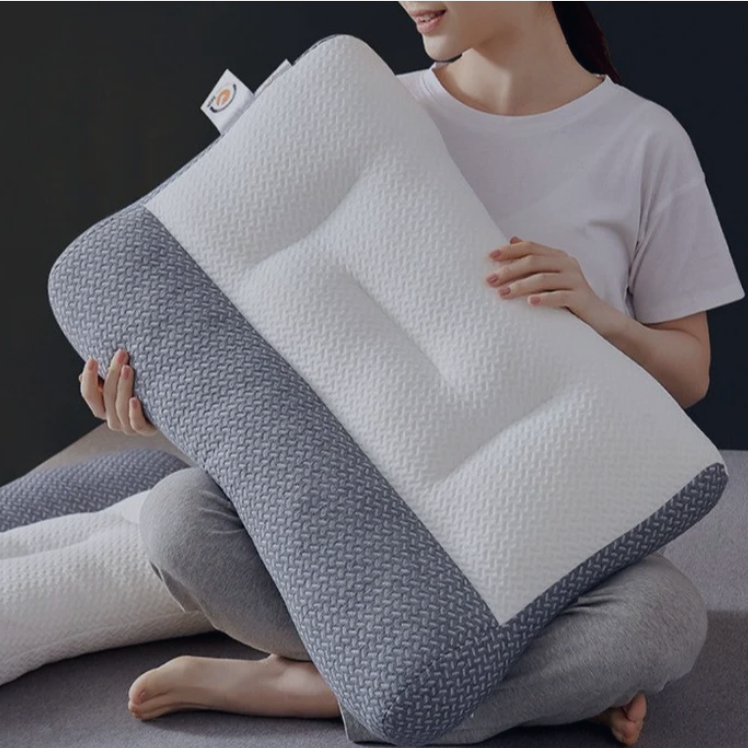 Memory foam pillow for tension-free sleep