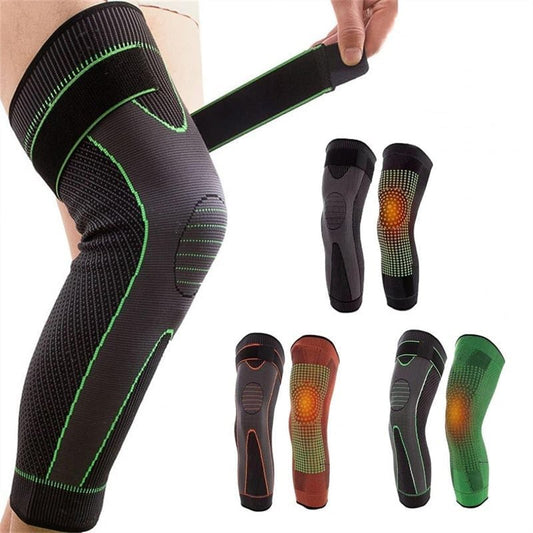 Self-heating knee brace: fast pain relief