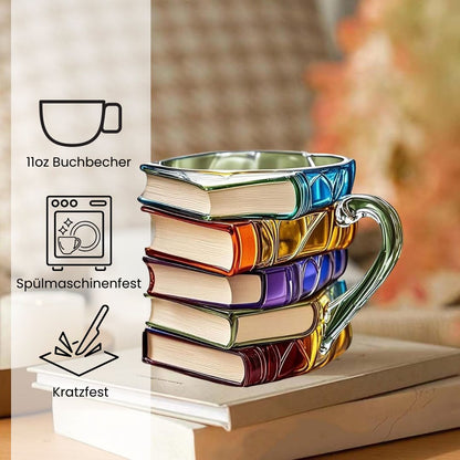 Handmade 3D Reading Happiness Mug - Original