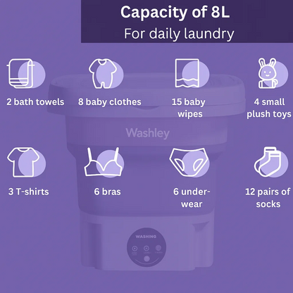 Mini Wachine| Mini Foldable Washing Machine
