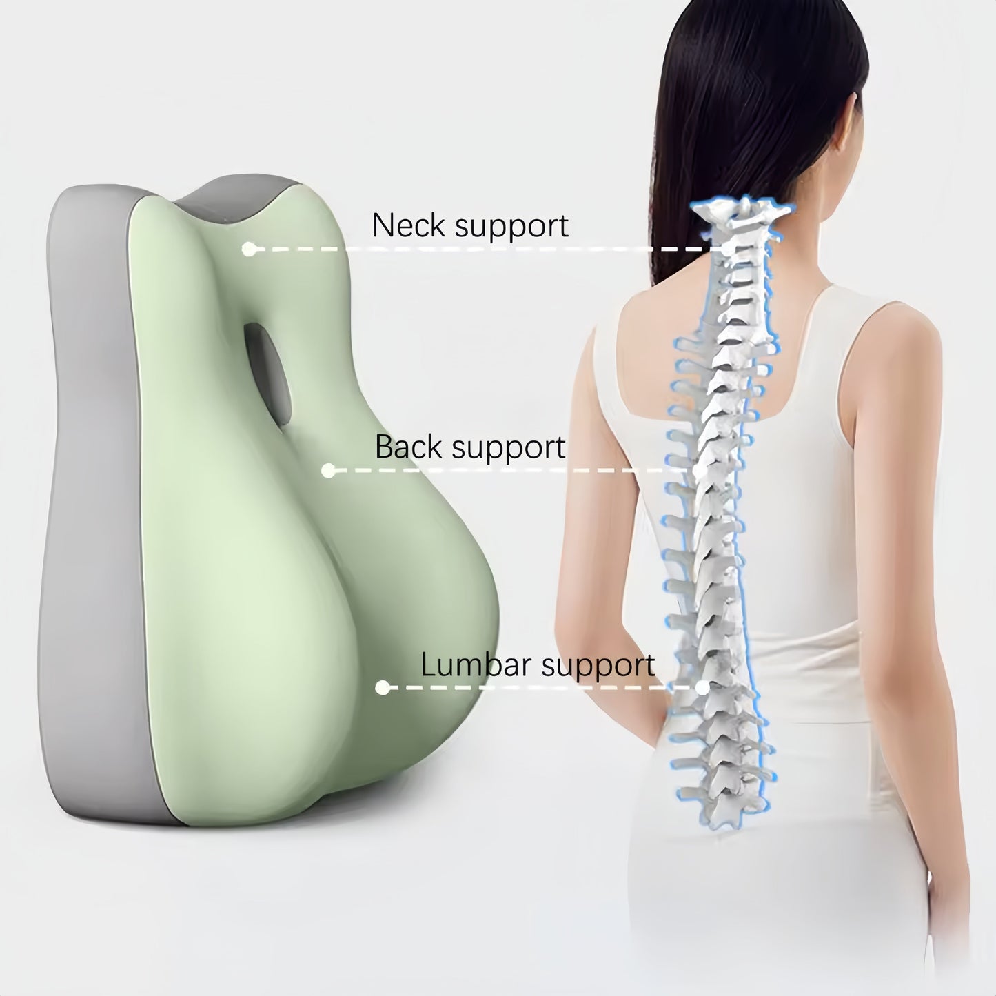 Ergonomic Pillow - Perfectly Designed For Couples