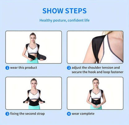 Adjustable Back and Shoulder Posture Corrector (Unisex)