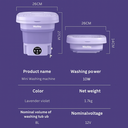 Mini Wachine| Mini Foldable Washing Machine