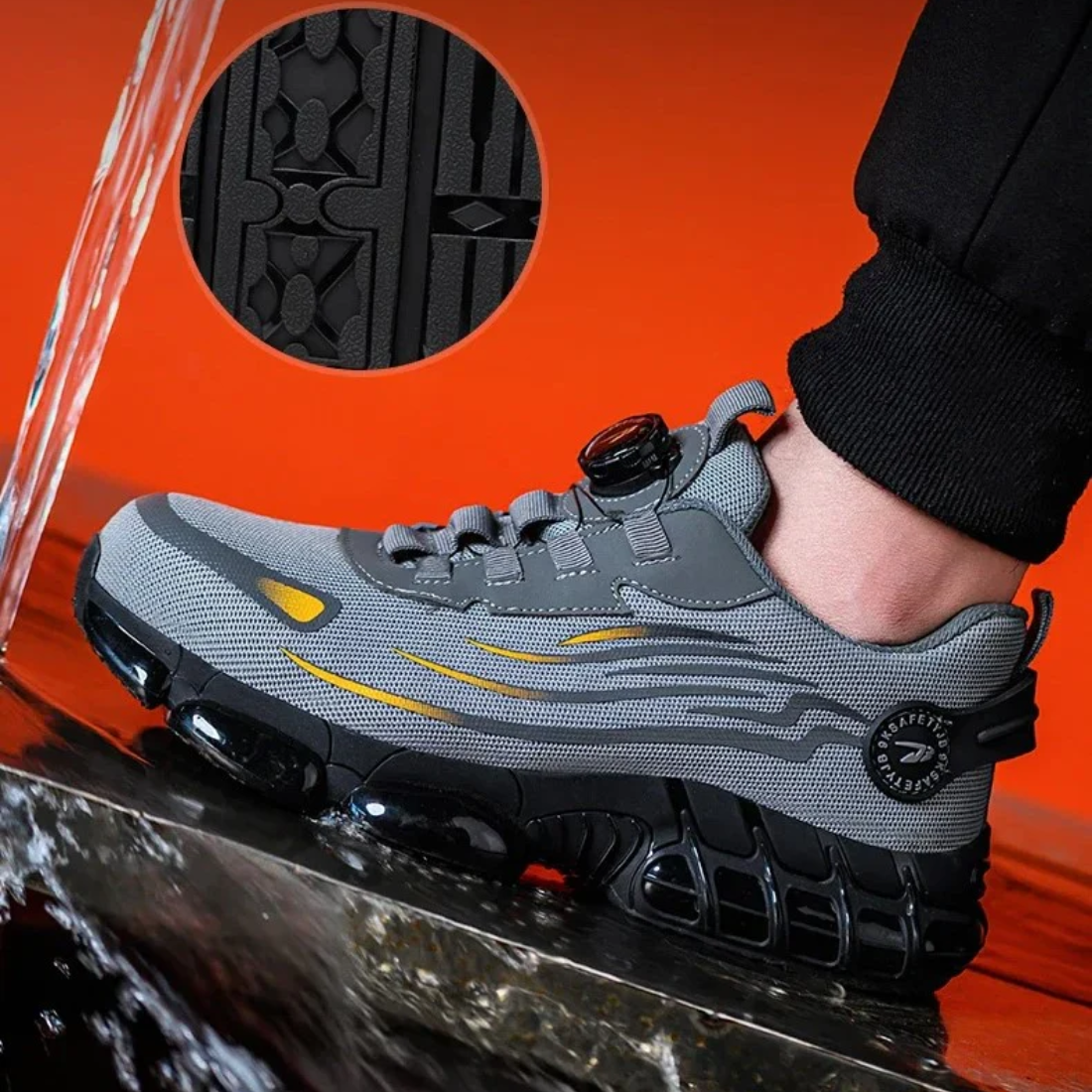 SafeStep - ergonomic and pain-relieving safety shoe - certified according to EN ISO 20345