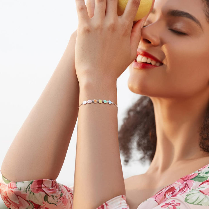 Regulowana srebrna bransoletka z odciskiem łapy psa