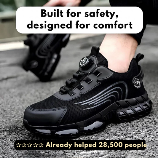 SafeStep - ergonomic and pain-relieving safety shoe - certified according to EN ISO 20345