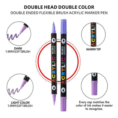 Acrylic paint pens for vibrant creations