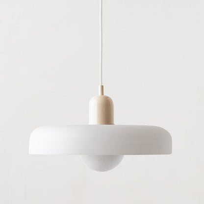 Pendant lamp made of colored glass