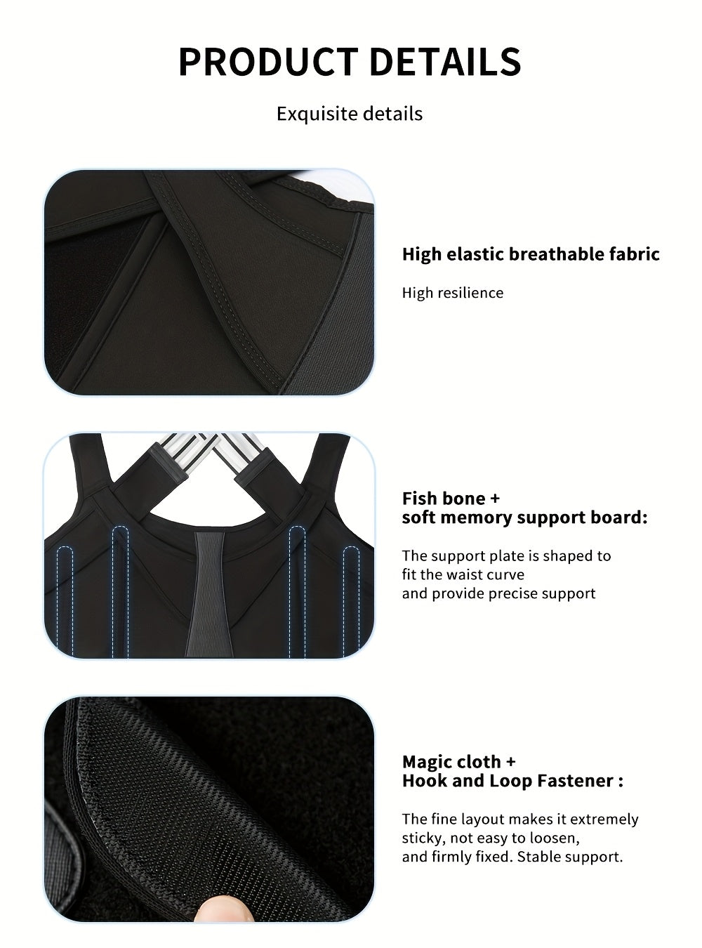 Adjustable Back and Shoulder Posture Corrector (Unisex)