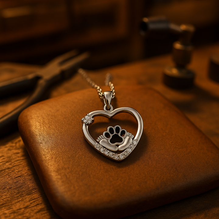 łańcuch na nogę z cyrkonią - Lojalni towarzysze